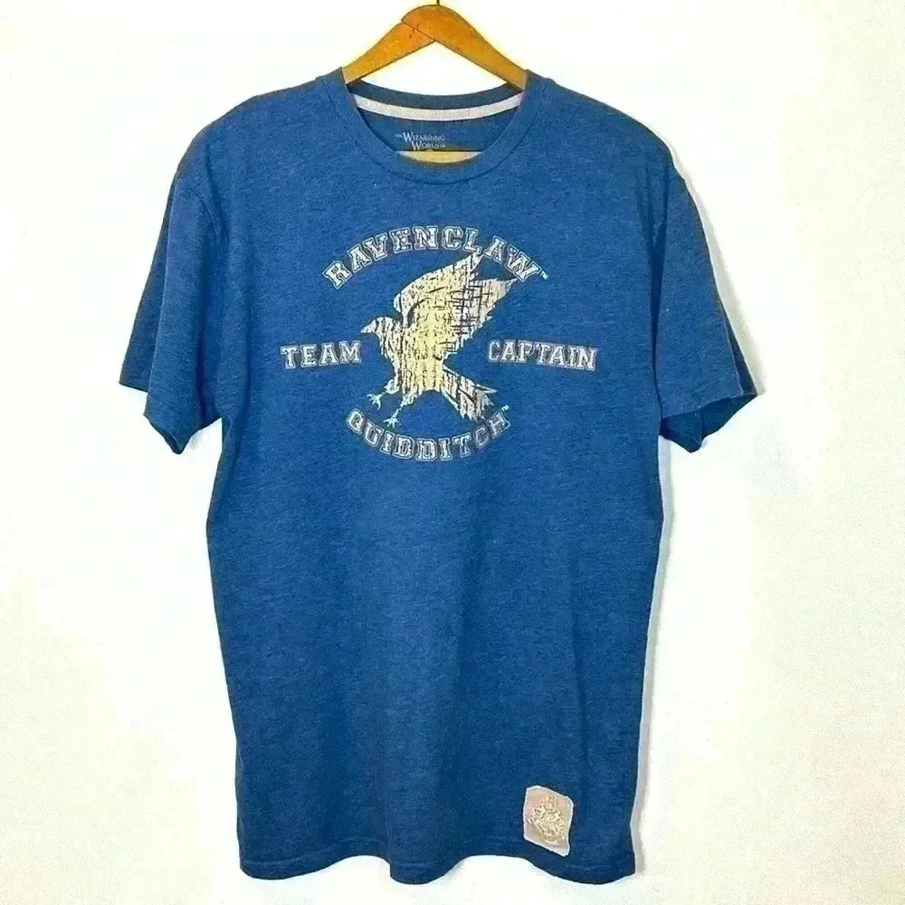 Disney Harry Potter Men's T-Shirt Medium Ravenclaw Universal Studios Vacation